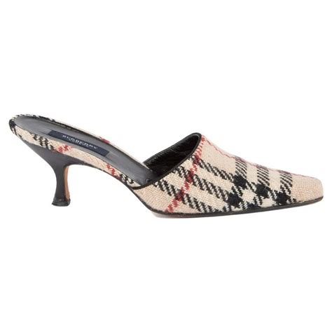 burberry women's mules|burberry mules for sale.